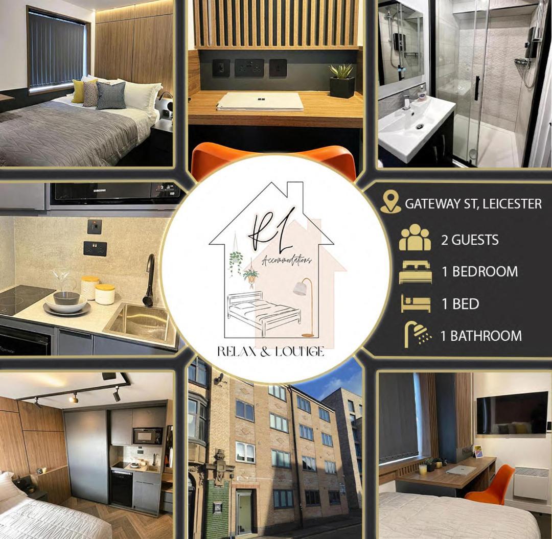 Deluxe 1 Bed Studio 2A Near Royal Infirmary & Dmu Λέστερ Εξωτερικό φωτογραφία